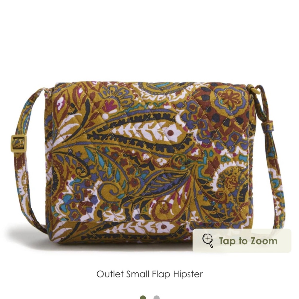 Vera Bradley Paisley Crossbody Bag - NWOT - Picture 8 of 8